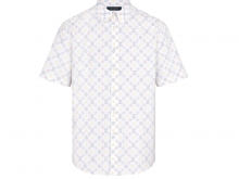 LV 1A7XY9 白色 DNA 衣领标准版 短袖衬衫