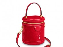 LV M53998 红色漆皮 饭桶包/化妆包
