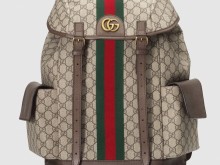 Gucci 598140 HUHAT 8564 Ophidia系列 中号GG背包