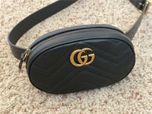 Gucci | 476434 Marmont Belt bag | Black