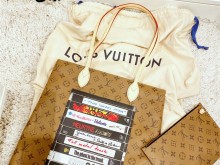 LV2020 M45198 CARRY IT TOTE 涂鸦走秀款