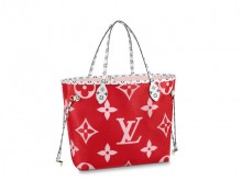 LV M44567 红色 NEVERFULL 中号购物袋