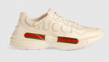 Gucci古驰 500877 象牙白色 Rhyton系列 男士运动鞋