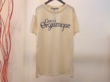 Gucci 548334 白色 Gucci Orgasmique印花超大造型T恤