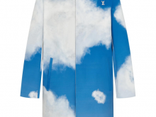 LV 1A8A5V 蓝色 LV蓝天白云 90S 云朵图案 雨衣