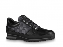 LV 1A5SDA 黑色 HARLEM 系带鞋（羊毛内衬）