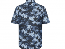 LV 1A84BU 蓝色 迷彩真丝 标准版短袖衬衫