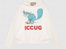 Gucci 646953 XJDJR 9095 松鼠图案 ICCUG动物印花卫衣
