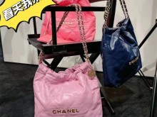 香奈儿Chanel22s口袋包，春天的颜色