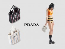 Prada 草编手袋热潮，复古的串珠设计也好时髦！