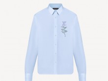 LV 1A9GWZ 花卉刺绣长袖衬衫