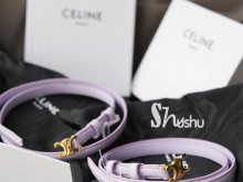 CELINE | 23新款浅紫TEEN凯旋门腰带
