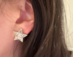 Chanel23s爱心耳钉和星星耳钉