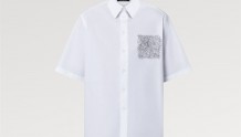 LV 1AA5G8 LVSE 刺绣短袖衬衫