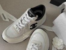 Chanel 黑白熊猫运动球鞋🖤终于get到它的美
